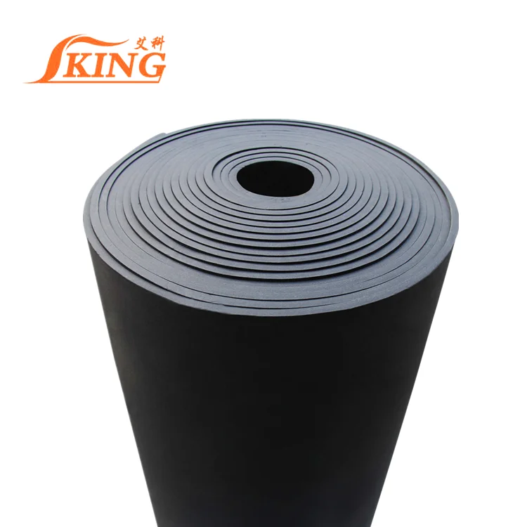 NBR PVC Rubber Foam Sheet Roll with Aluminum Foil for Building