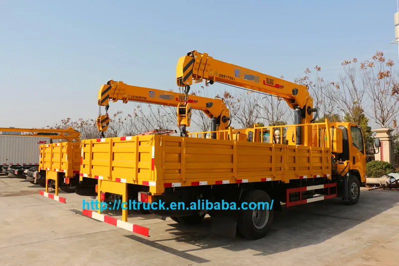 ISUZ-U 4x2 5 Ton Small Crane 8Ton Truck XCM-G Mobile Crane Tadano Hydraulic Cylinder New Condition 15 Ton Rated Construction