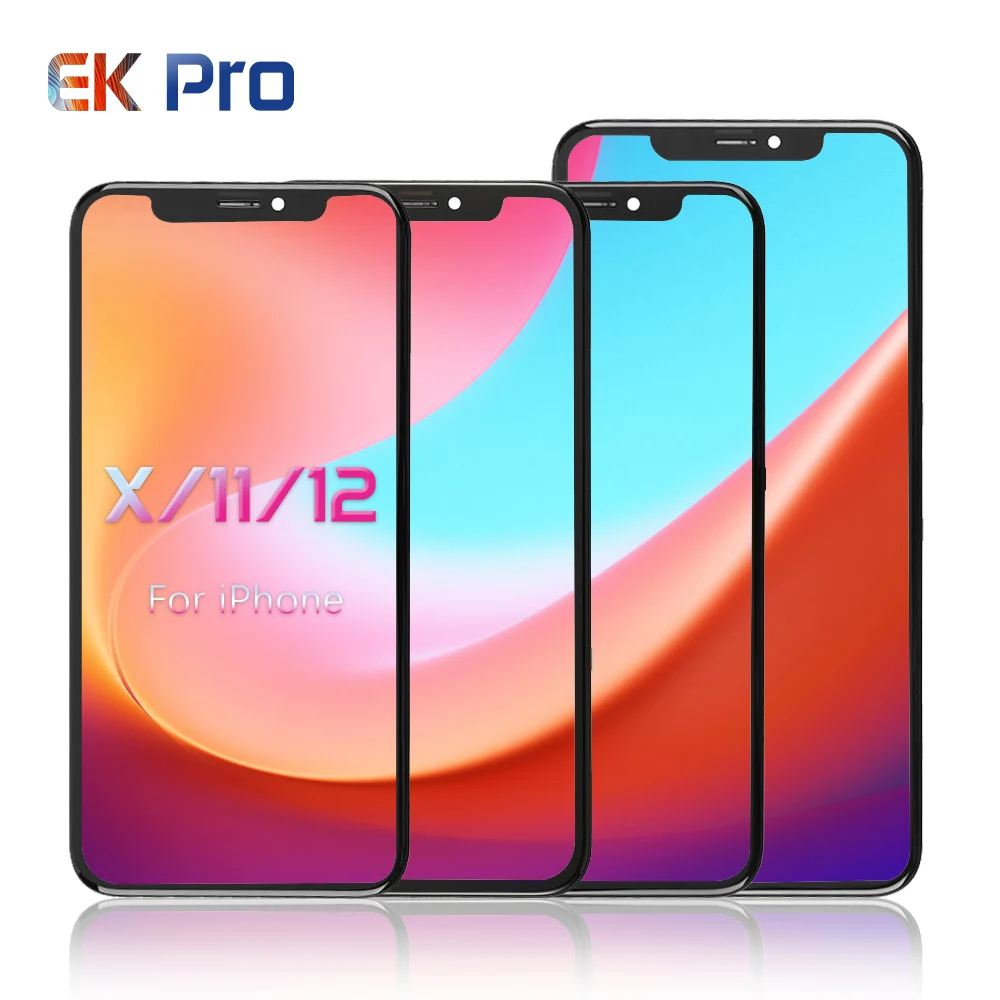 Incell EK Pro LCDs Screen for iPhone X XR XS Max 11 11 Pro 12 Mini 12 11 Pro Max LCD Touch Screen Display Assembly
