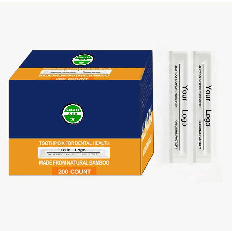 8mm bamboo toothpicks individual cello wrap individually wrapped