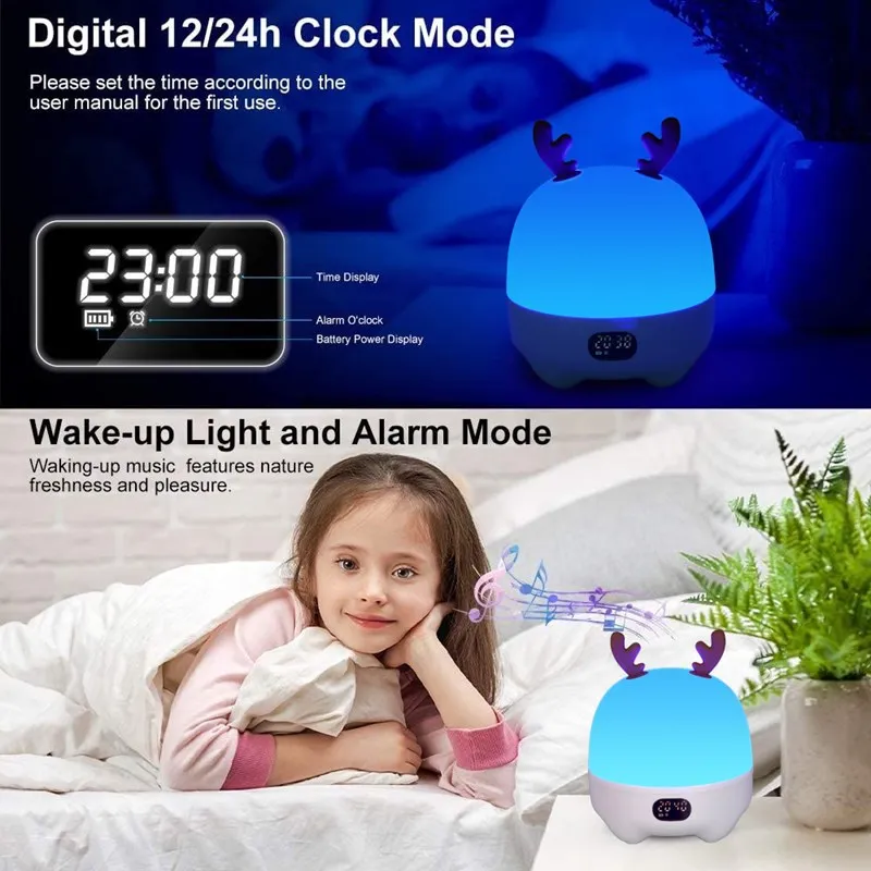 Subwoofer Stereo Radio Night Light Microphone Mic Led Lights Wifi Waterproof Mini Portable Bluetooth Wireless Surround Speaker - ANKUX.COM
