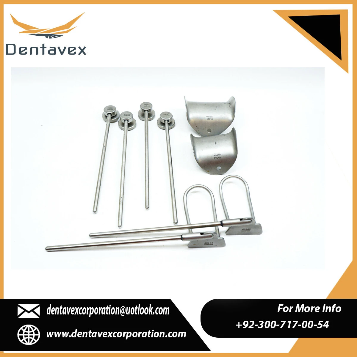 Brand New Thompson Retractor Complete Set Stainless Steel Orthopedic ...