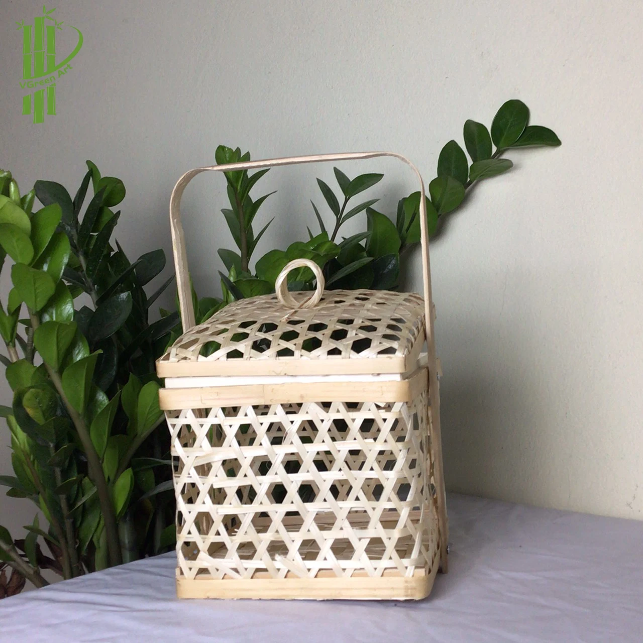Picnic Basket Number Vga Pc27 Handmade Bamboo And Rattan Materials