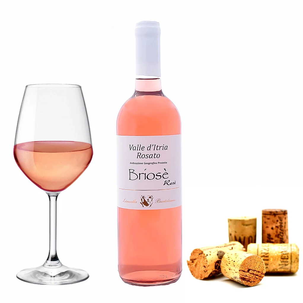Italian Rose Table Wine Briose Bottle 0,75l Medium Dry Elegant Aromas Made In Italy Buy