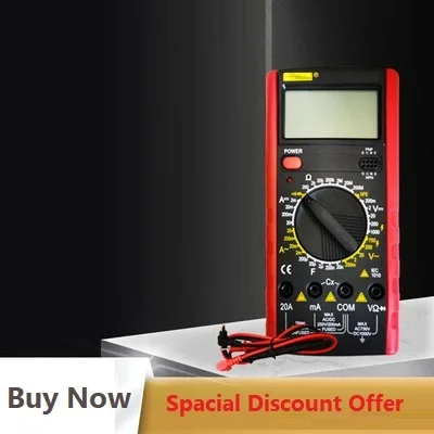 DT-9205A Высокоточный Многофункциональный Универсальный измеритель анти-горения электрика тест постоянного напряжения и тока метр 100% натуральная кожа