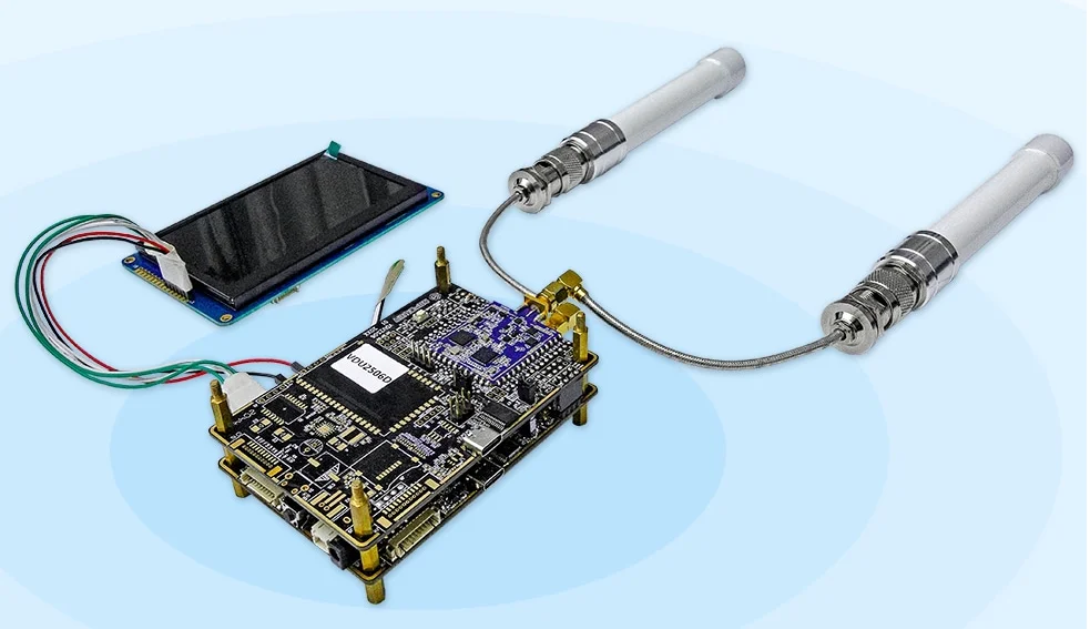 VDU2506D DW1000 solution TWR long distance base station UWB Dual Anchor