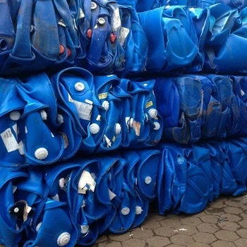 Top Grade  HDPE blue drum plastic scraps for sale