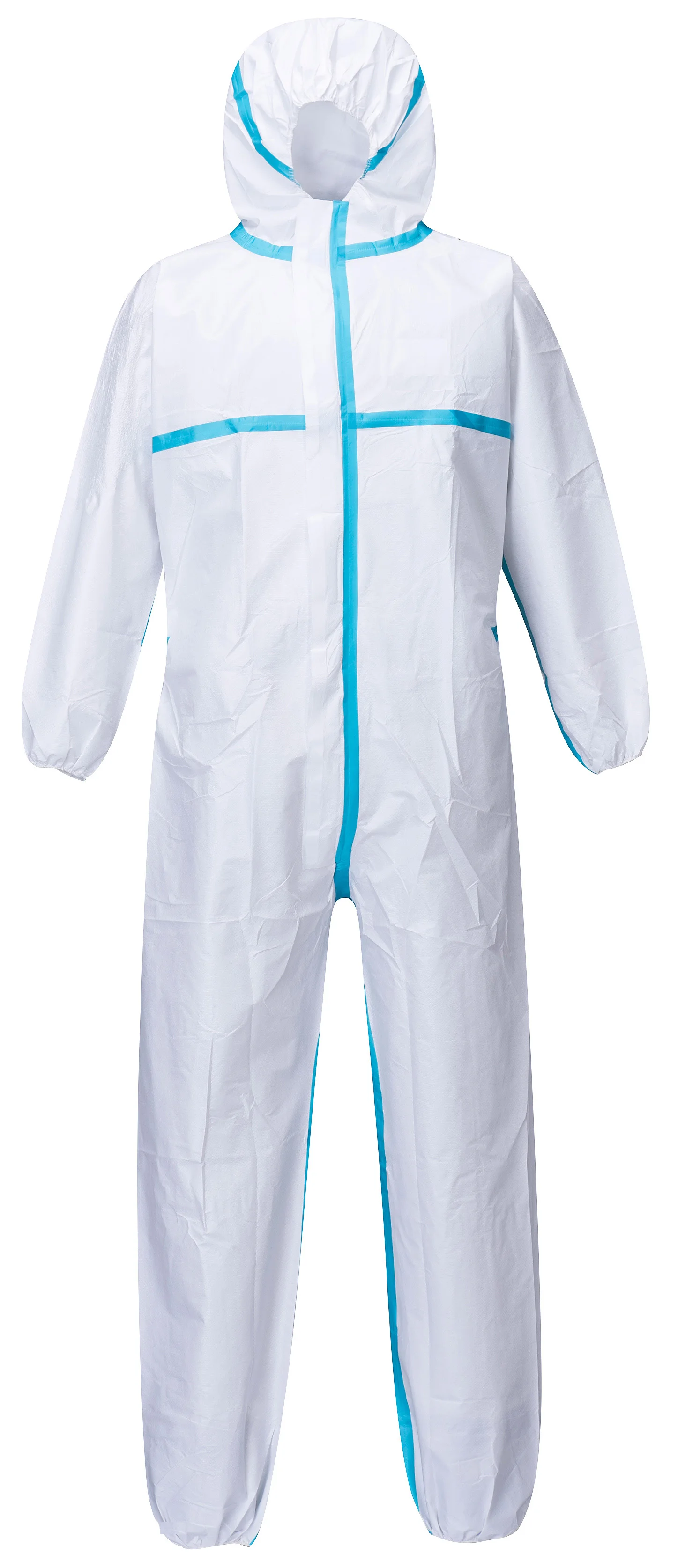 Disposable Coverall Isolation Insulation Suit Made in Turkey - Category III Overall , Level 3/4 Seam Sealed Coveralls