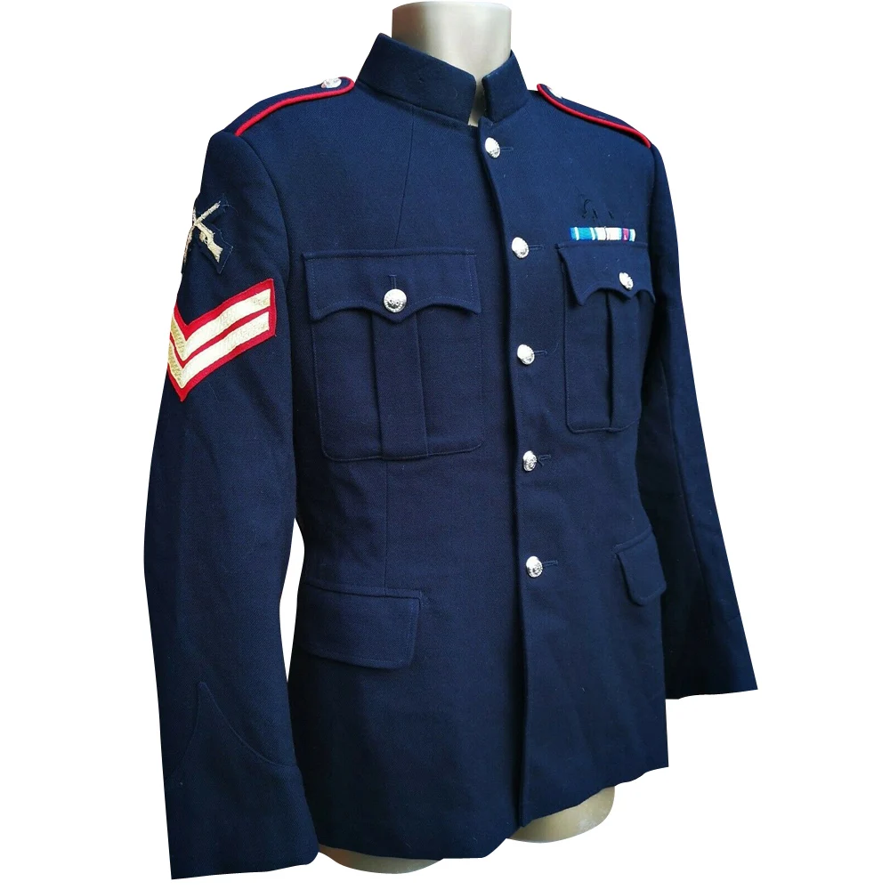 dress blue uniform for sale Blue Button Front Flutter Sleeve Midi Dress *FINAL SALE*  SSYS