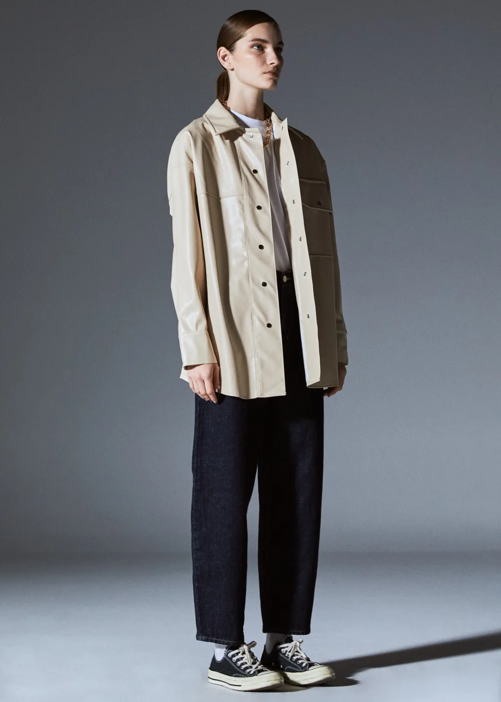 Женская Толстая кожаная рубашка, зимняя куртка, Новое поступление 2021, куртка из искусственной кожи, уличный стиль, корейский стиль