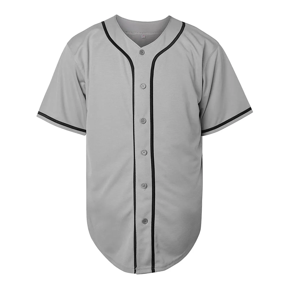 Fast delivery Custom Sublimation Printing Baseball Plain Shirts