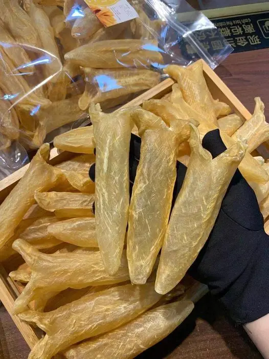 Delectable Dried Cat Fish Maw For Collagen Seafood Meal Yellow Croaker Fish Maw Palamaki Dried