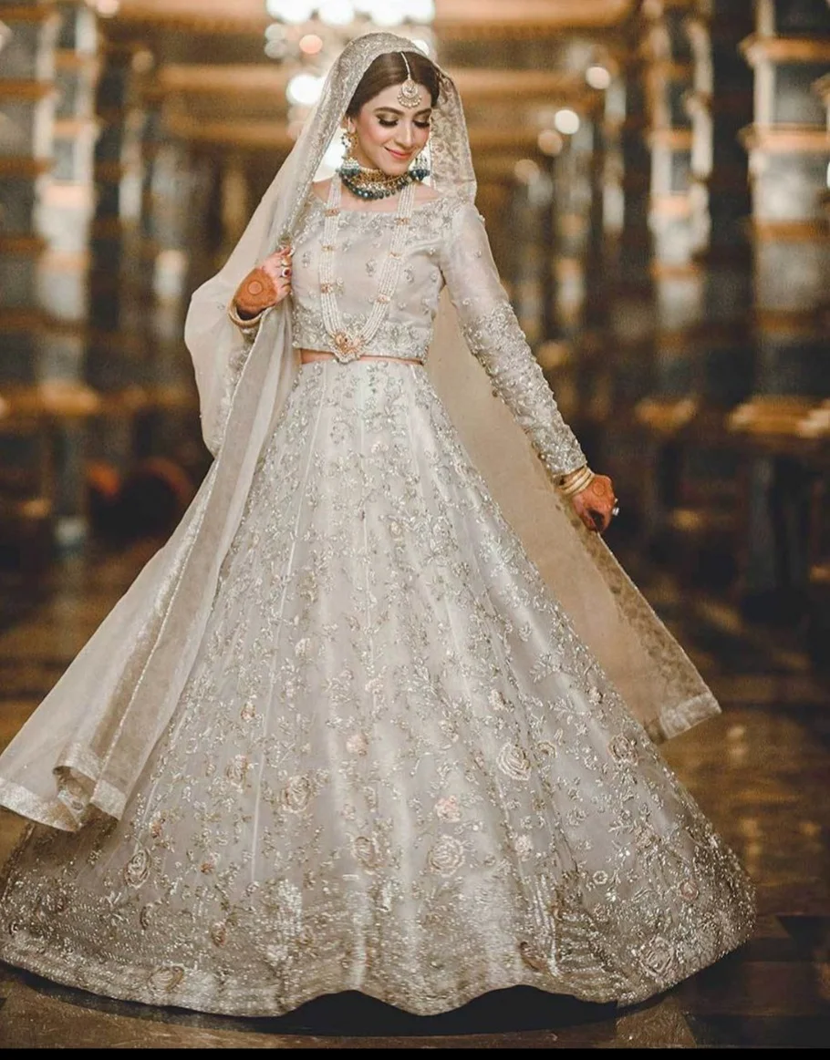 heavy bridal dress