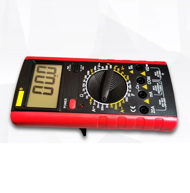 DT-9205A Высокоточный Многофункциональный Универсальный измеритель анти-горения электрика тест постоянного напряжения и тока метр 100% натуральная кожа