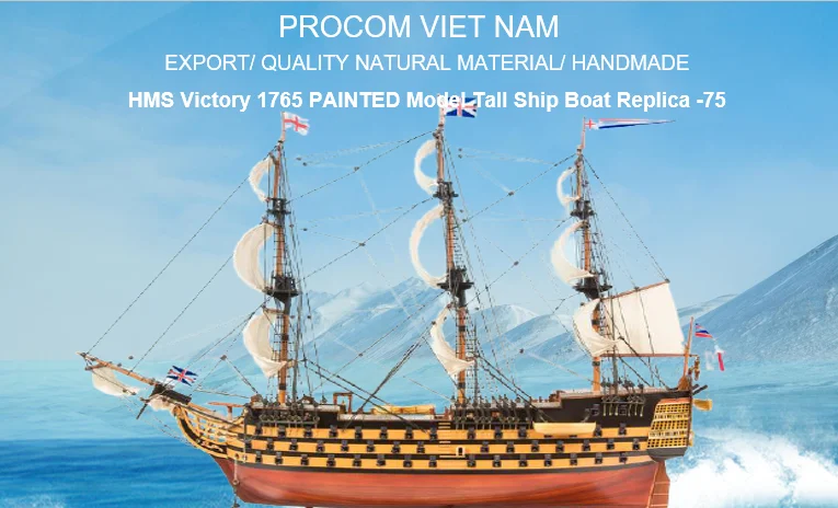 Barco Alto Pintado Para Ano Nuevo Lunar Hms Victory 21 75cm Gran Calidad De Vietnam Gran Regalo 1765 Buy Alto De Madera Barco Modelo De Nave Viking De Nave De Madera De Los Barcos De Vela De Madera