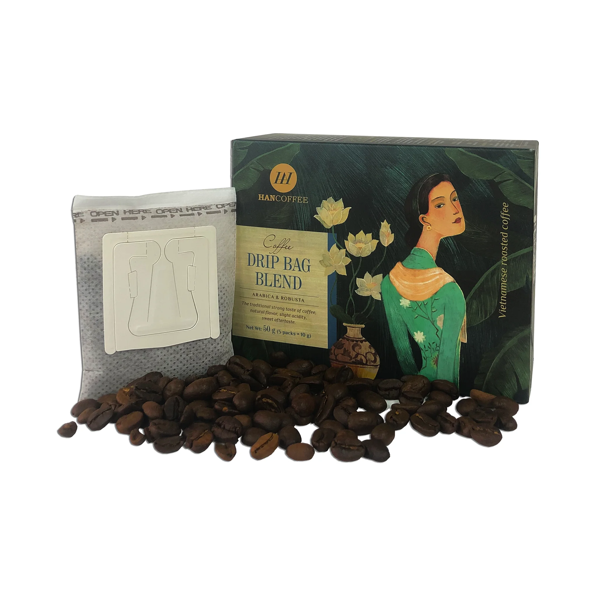 HANCOFFEE –  filter bag coffee Vietnamese convenient coffee 100% pure arabica coffee
