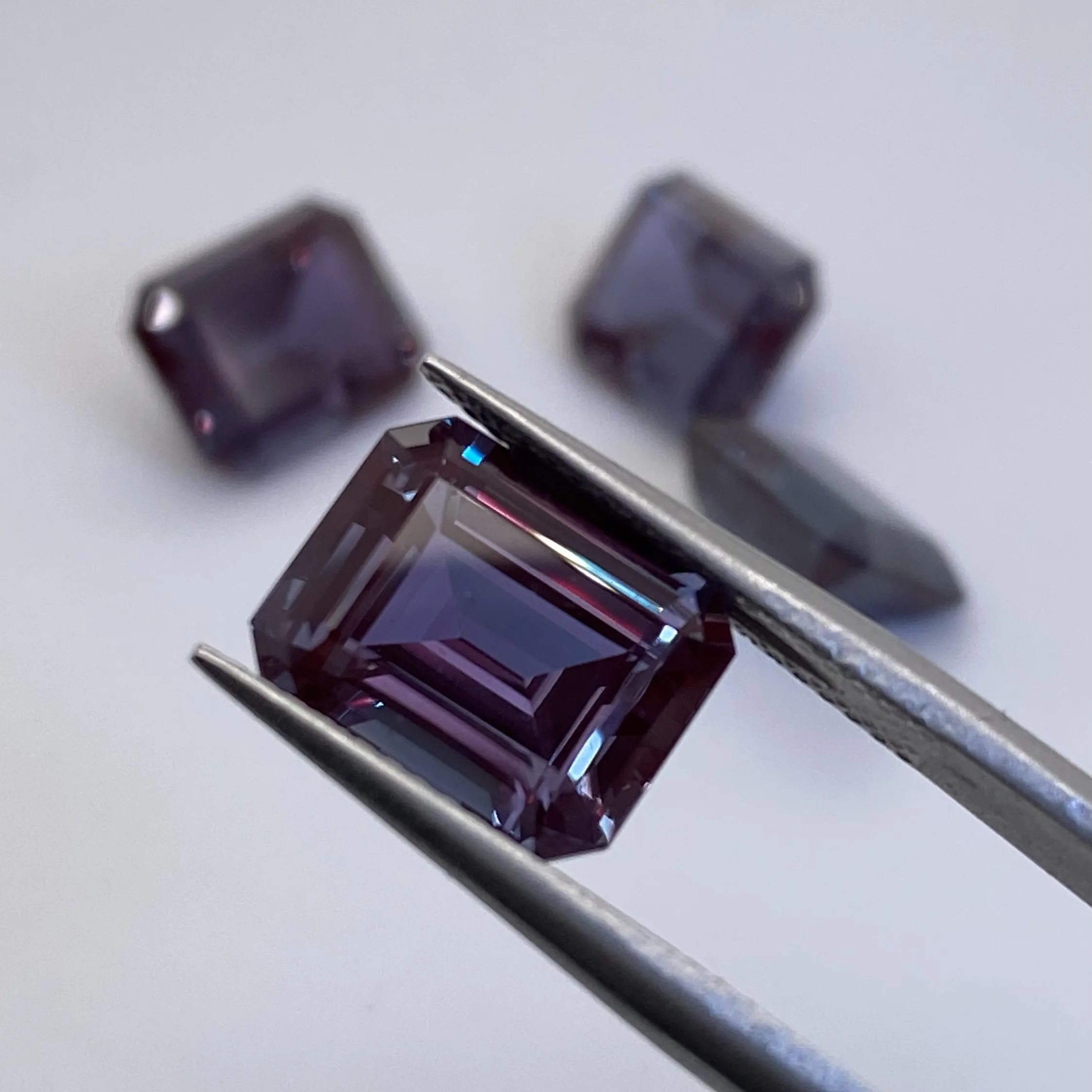 Top Quality Biron Labgrown Alexandrite,Octagon Shape Buy China Blue