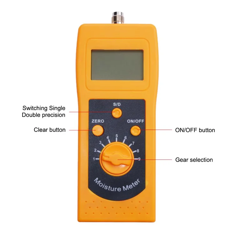 Tuok DM300C Digital Soil Moisture Meter Probe Type with LCD Display Featuring Lime Powder Technology