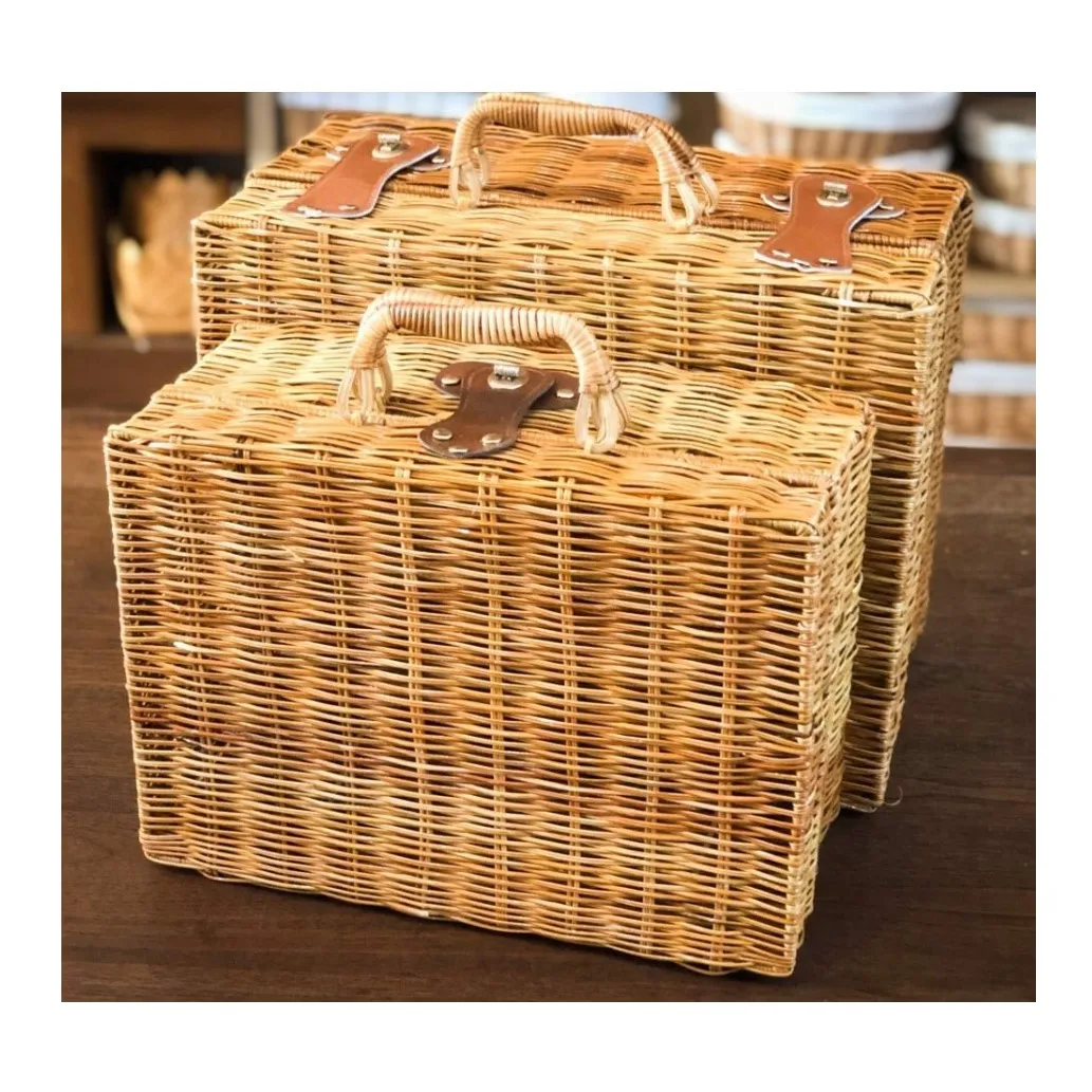 Handmade Rattan Woven Storage Case 