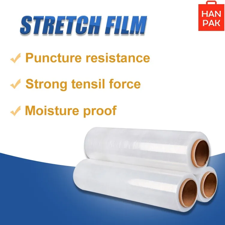 Jumpo Power Transparent 500% 7-layer Pe Stretch Film Hand Grade Made In ...