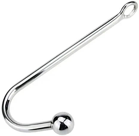 Alibaba Stainless Steel Kinky Anal Hook With Ball BDSM Play alibaba-stainless-steel-kinky-anal-hook-with-ball-bdsm-play