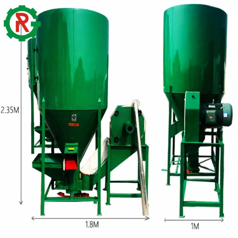 Pig Cow Cattle Feed Mixer Grinder Machine