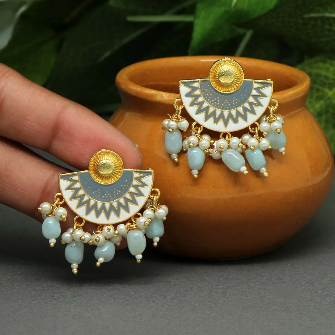 Blue Earrings For Women - Buy Blue Earrings For Women Online Starting at  Just ₹108 | Meesho