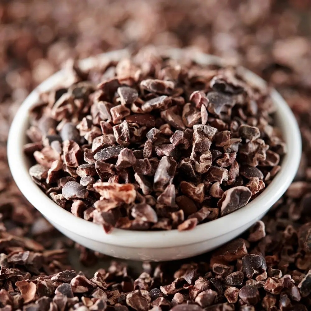 Насыпные органические какао нибры (сырье)