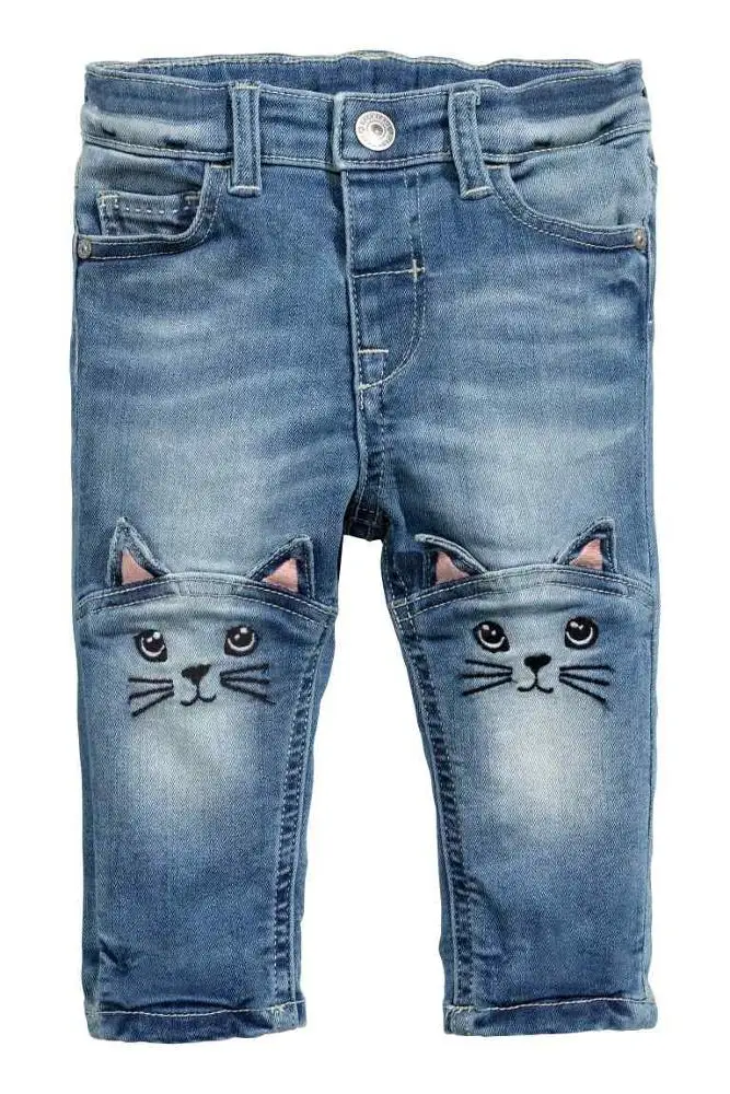Cat Face Jeans
