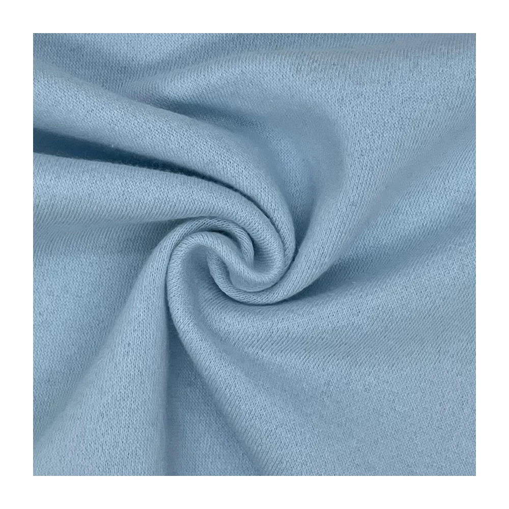 100% Cotton Fleece (Brushed) - Light Blue