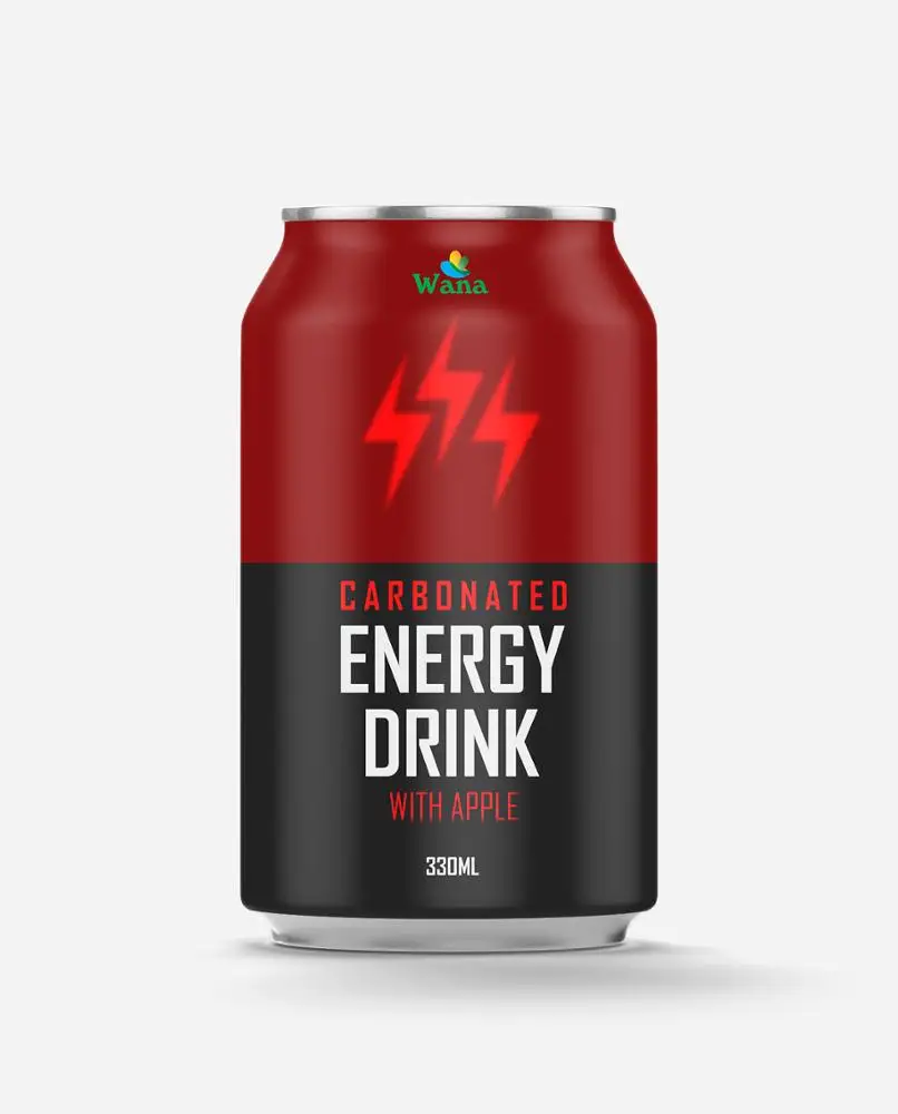 Частная марка Tiger Energy Drink со вкусом яблока в 330 мл короткой банке