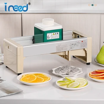 V Shape Sharp Blade Smart Adjustable Kitchen Mini Plastic Fruit& Vegetable Slicers