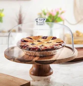 Household Utility Ceramic Cake Pan or Dome, Household Cake Box Kitchen Food  Preservation Box Sandwich Pizza Dome Dust-Proof Transparent Glass Dome Cake  Stands, lsxysp, 20cm, 20cm : Amazon.co.uk: Home & Kitchen