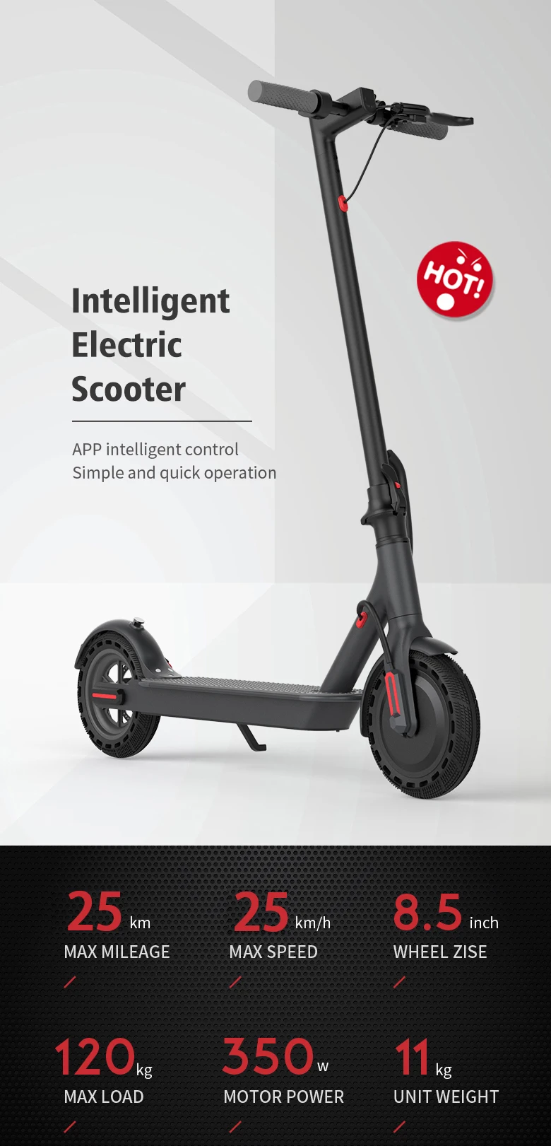Elektroroller Elektro Scooter Faltbar E-Scooter Tretroller klappbar 180W/350W 