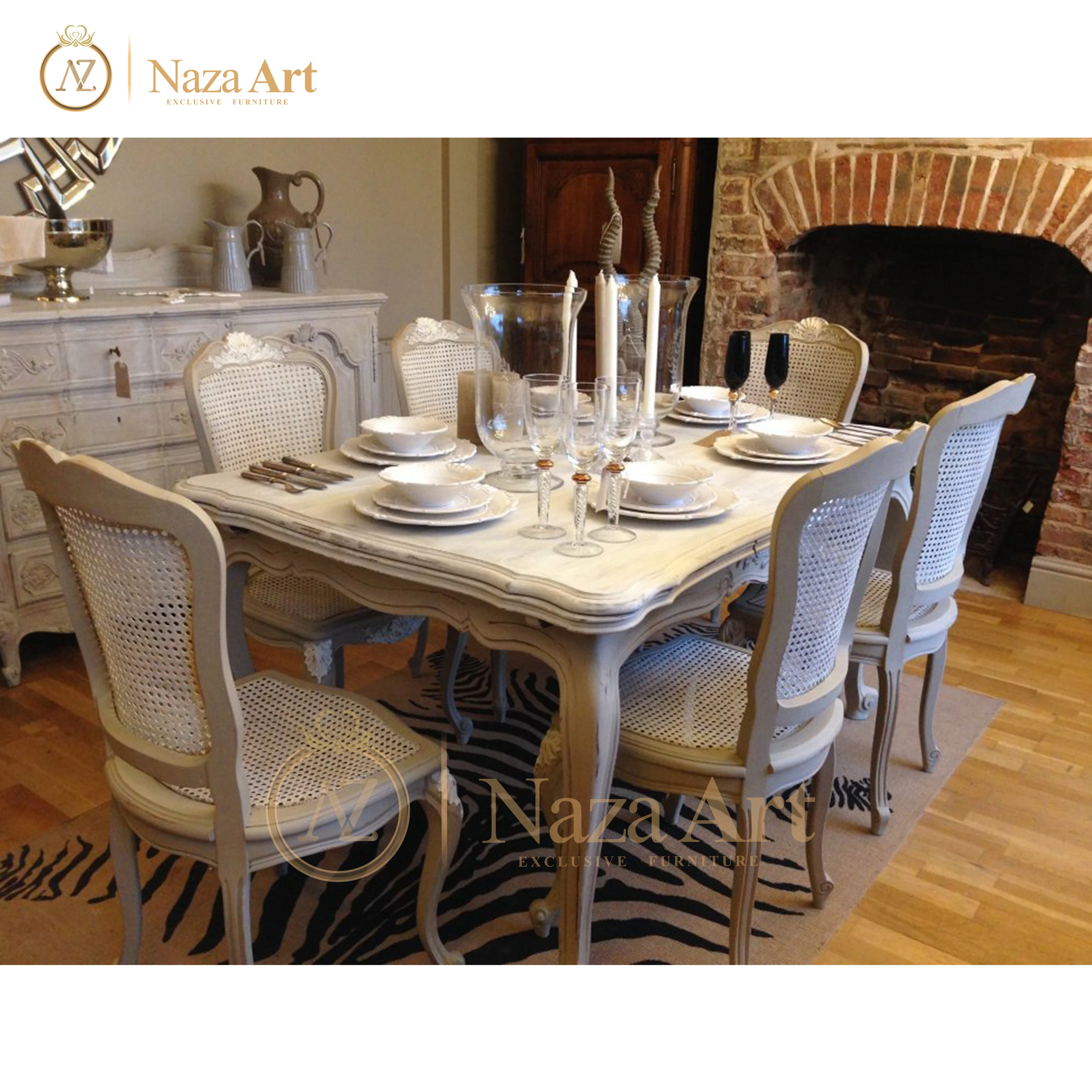 French Style Dining Room Furniture Set With Exclusive Design Made From