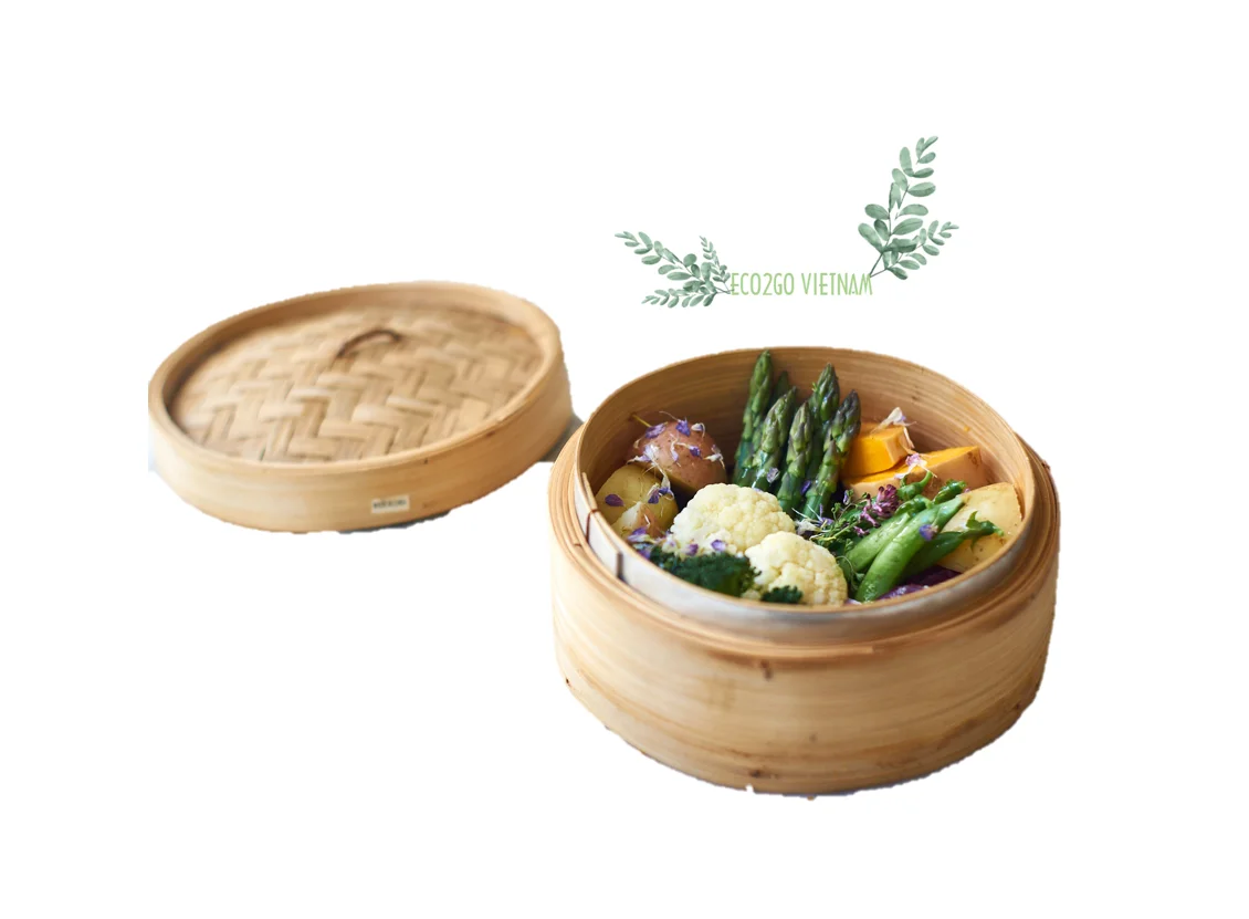 Hot Sale Dim Sum Bambus Dampfer Korb Set zum Kochen 10 12 Zoll mit  Essstbchen mit Logo Mini zum Dmpfen von Lebensmitteln gesund