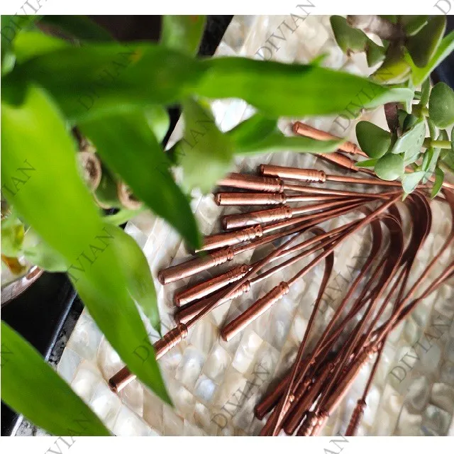 Скребок для языка из 100% чистой меди высококачественный скребок оптимальной гигиены полости рта медный