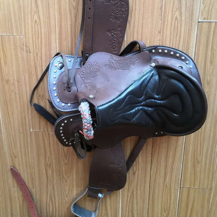 
 Оптовая продажа, дешевое кожаное классическое розовое седло для Выездки  