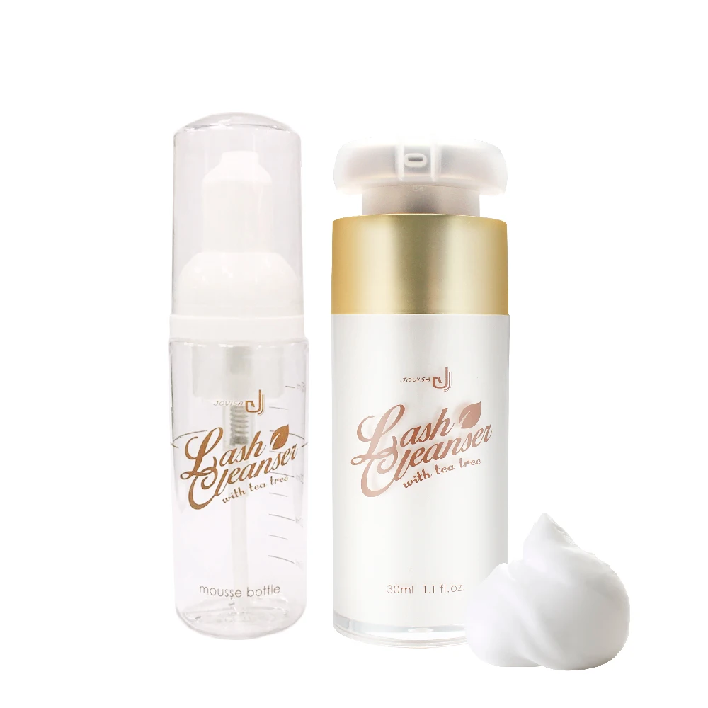Очищающее средство для наращивания ресниц JOVISA | Экстракты чайного дерева, очищающее средство для ресниц с кисточками