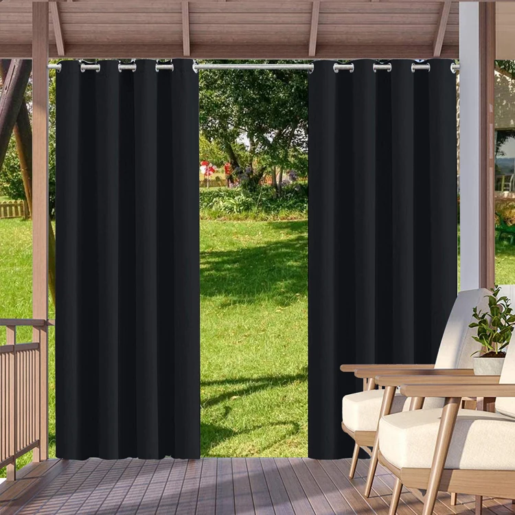 Cheap price Blackout curtain fabric outdoor drapes living room garden wedding decoration fabrics for curtains window