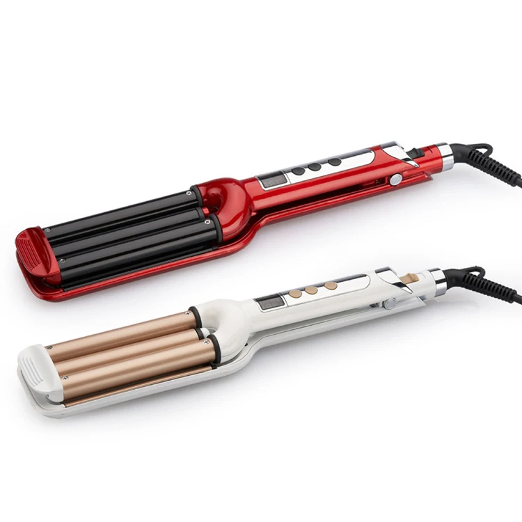 Ceramic Hair Crimper Instant Curling with LCD Display
