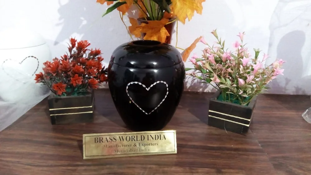 ALUMINIUM WHITE TEA LIGHT PET PAW CREMATION  URN FUNERAL SUPPLIES BRASSWORLD INDIA