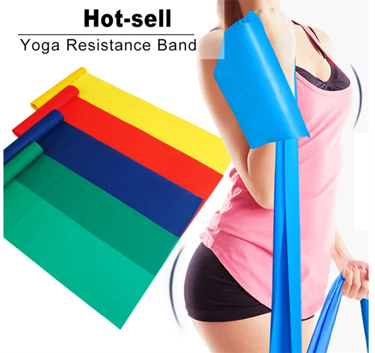 1.5m Resistance Bands Physical Therapy Exercise Stretch Band Workout