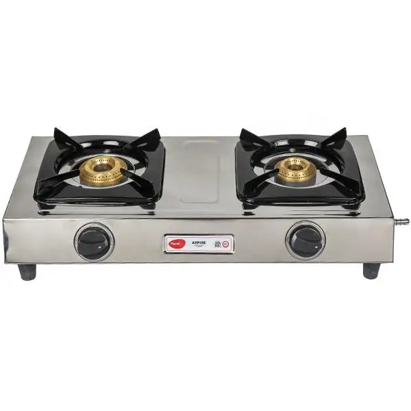 best 2 burner gas stove stainless steel