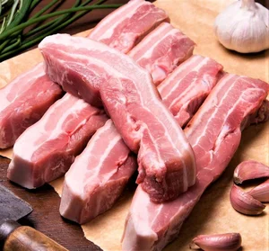 Frozen BQF Pork Meat Low-Fat Body Trimmings Pork Cut with Stomach Neck Liver for Vegans Kosher Certified Bulk Packaging