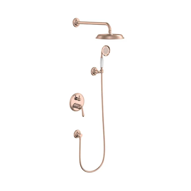 Новая серия hotel noble ванная комната 2 way латунный ручной душ и душевая лейка набор