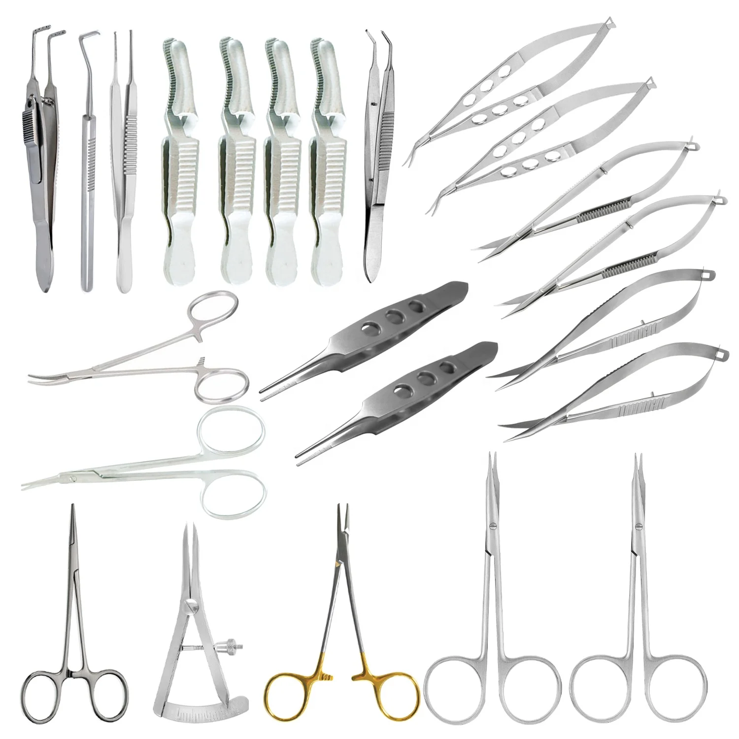 Eye Muscle Surgery Set Squint Retina Strabismus Medical Blepharoplasty Misalignment Ophthalmic Enucleation Surgical Instruments