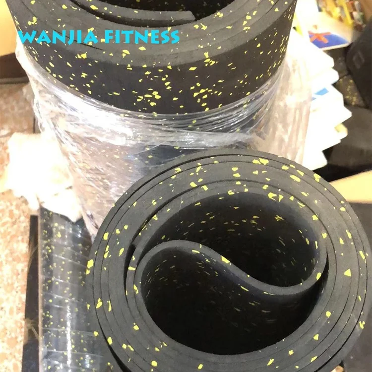 
 Толщиной 3-12 мм, резиновые напольные рулоны для тренажерного зала, износостойкие резиновые рулоны для пола в тренажерном зале  