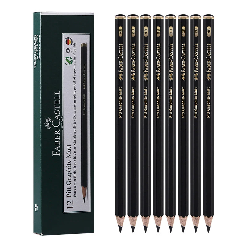 Black Wood Camlin Drawing Pencils