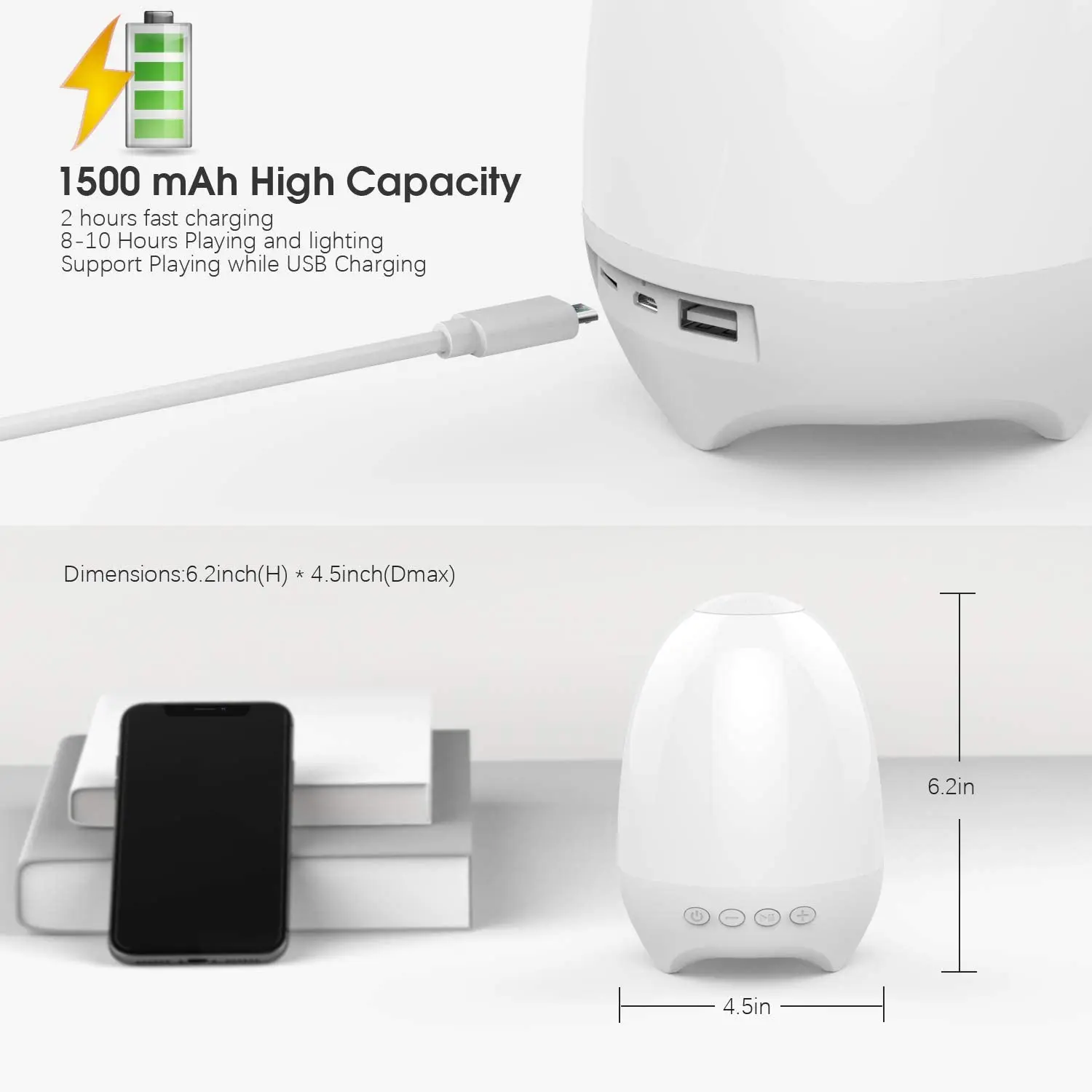 Bluetooth Soundbox Soundbar Wireless Sound Box Waterproof Microphone Dj Loudspeaker Moon Led Lamp Light Speakers Active Portable - ANKUX.COM